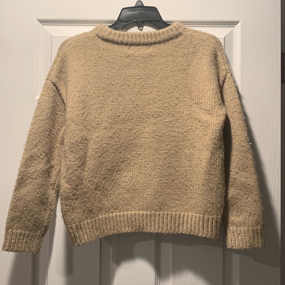 Magaschoni Knitted Cream Sweater - Picture 2 of 4